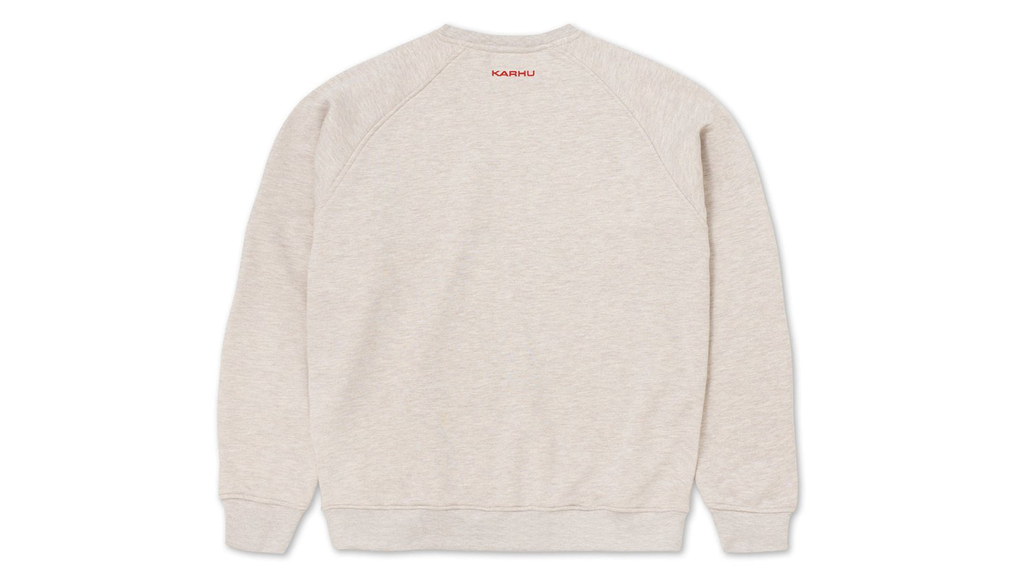 Karrhu Classic Chest Logo Sweatshirt - Oatmeal Melange / Granata KA00161-OM32