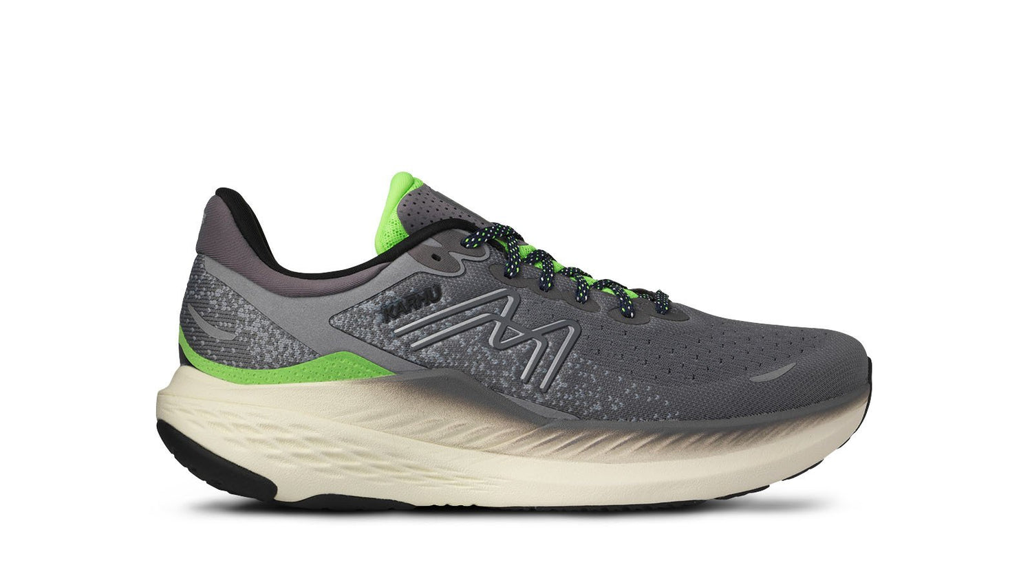 Karhu mens mestari run 1.5 frost grey / black | F105008 | Running shoe