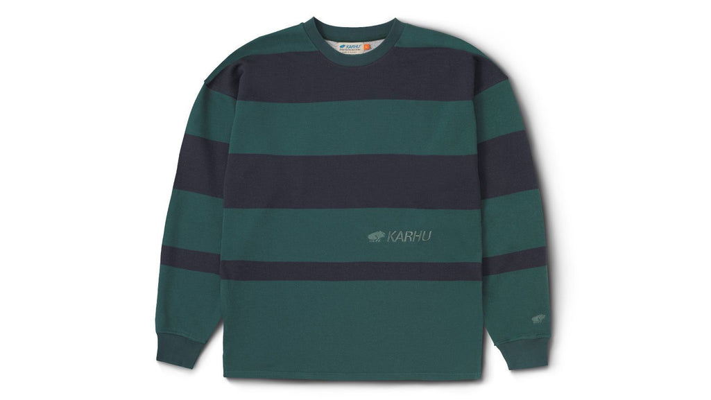 UNI STRIPED SWEATSHIRT - JUNE BUG / INDIA INK